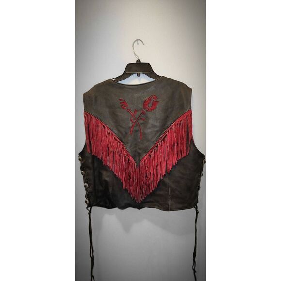 Branded Garmets Leather Vest  - Picture 5 of 5